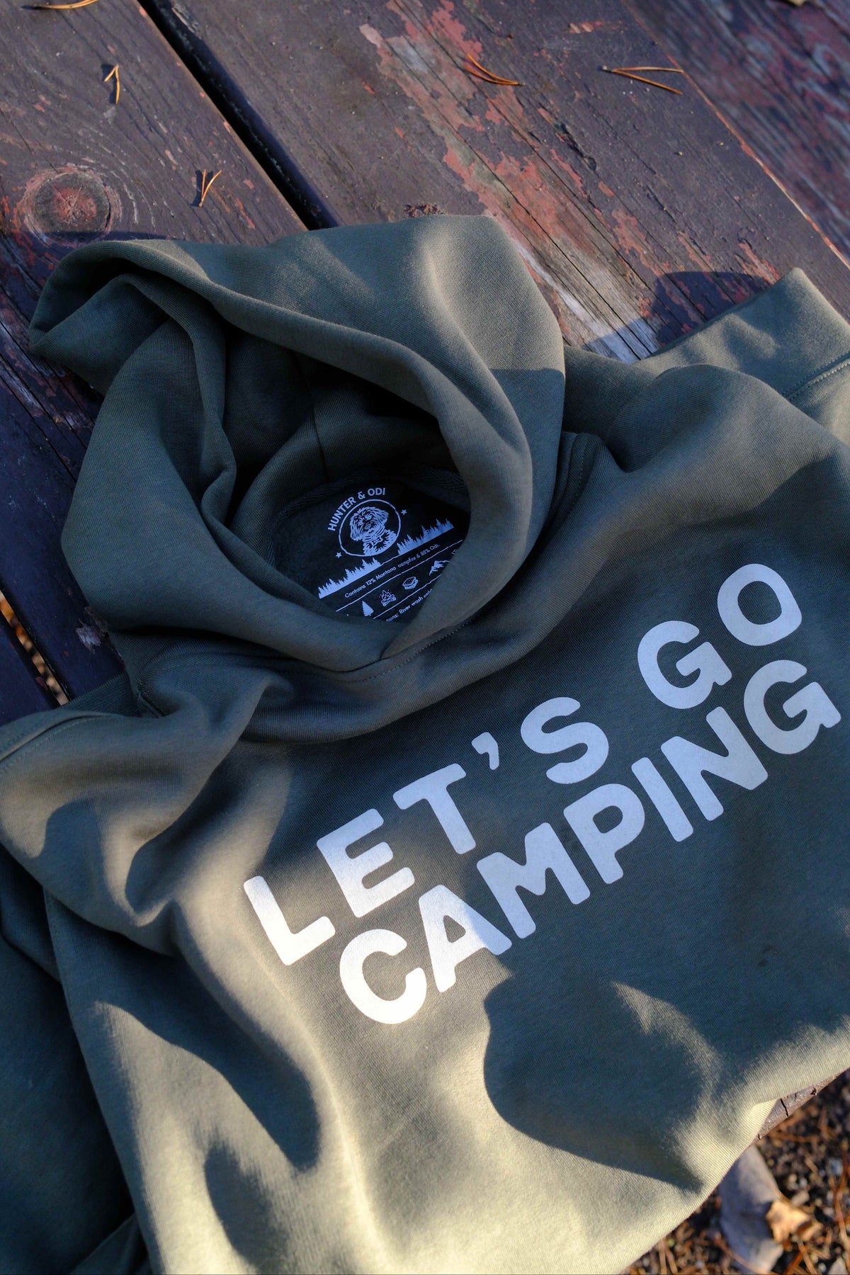 Hunter & Odi - Let's Go Camping Hoodie